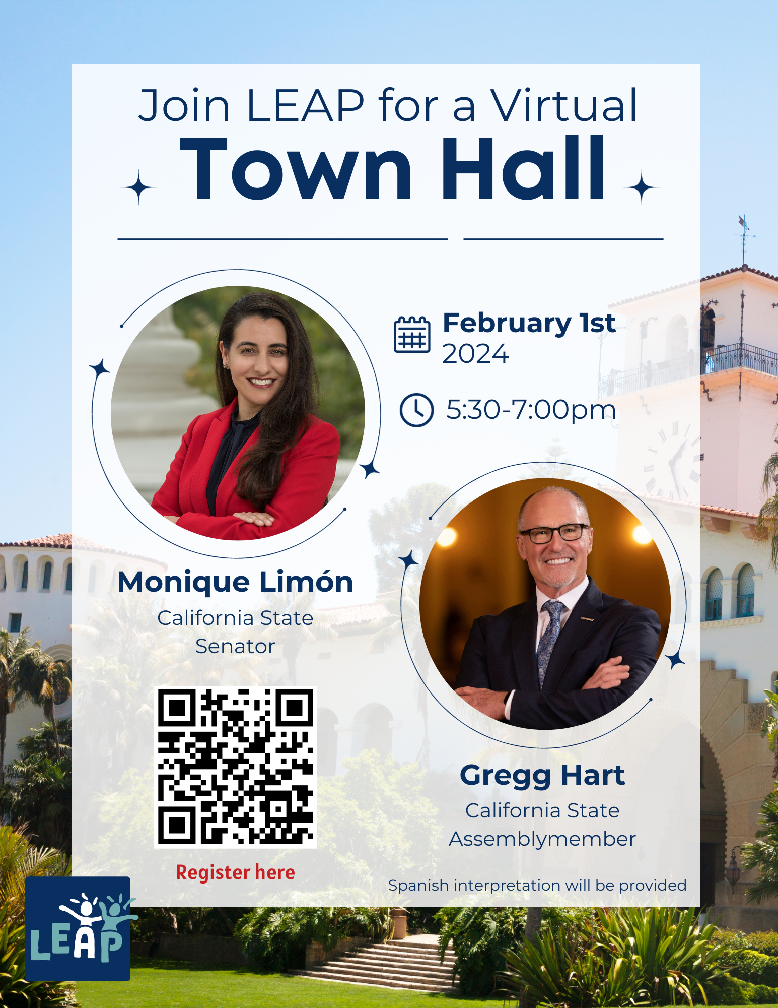 Town Hall with Monique Limón and Gregg Hart