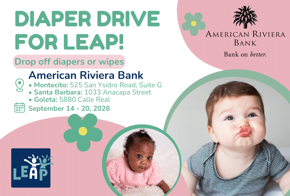 American Riviera Bank’s Diaper Drive for LEAP